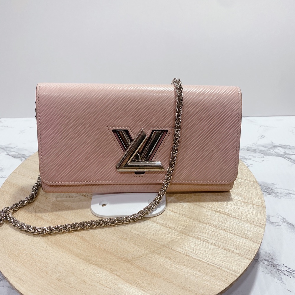 Louis Vuitton Twist wallet woc rose ballerine